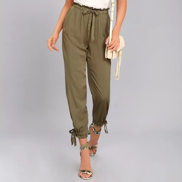 Lulus Pants - ✨hpx2✨ | lulus | sebastian olive green pants NWOT